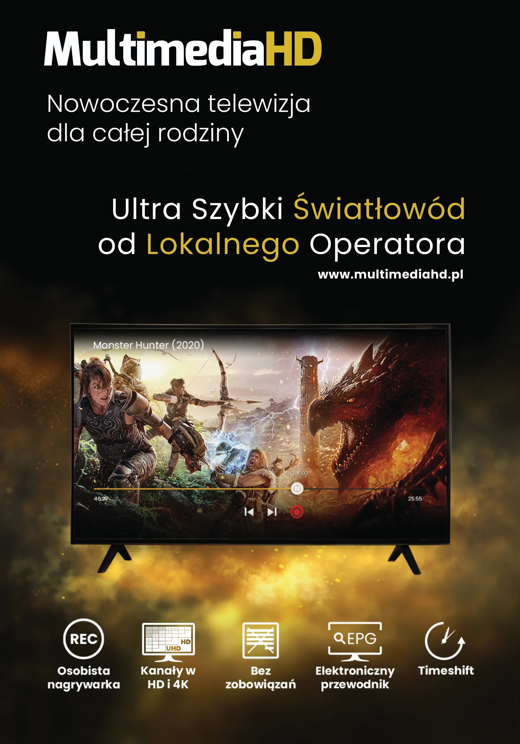 Pakiety Telewizji MultimediaHD